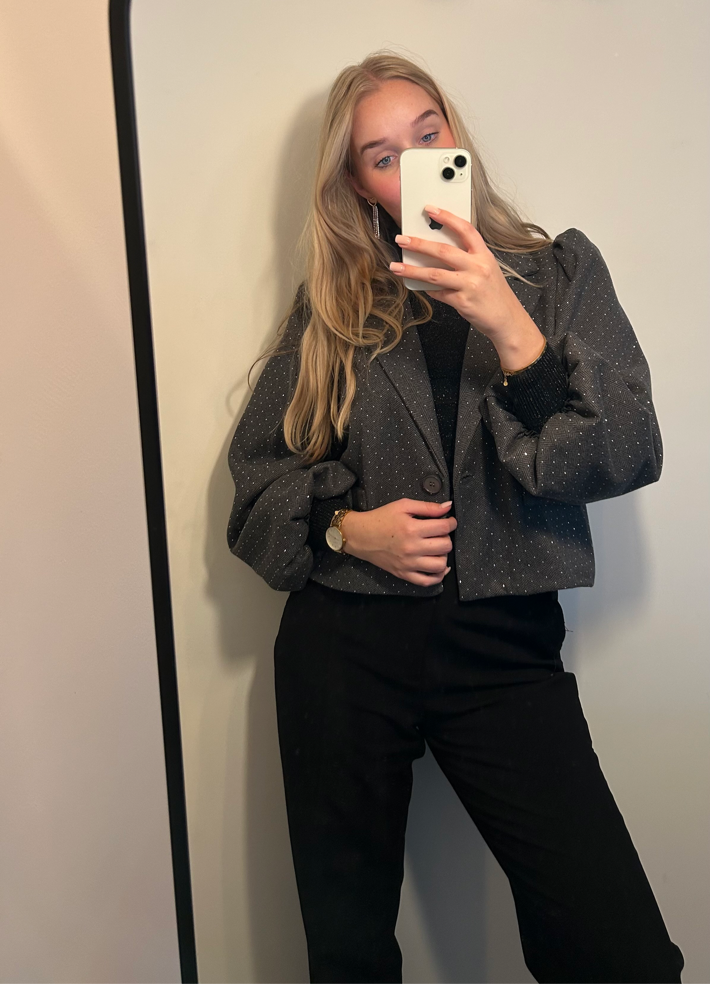 Blazer Puff Glitter