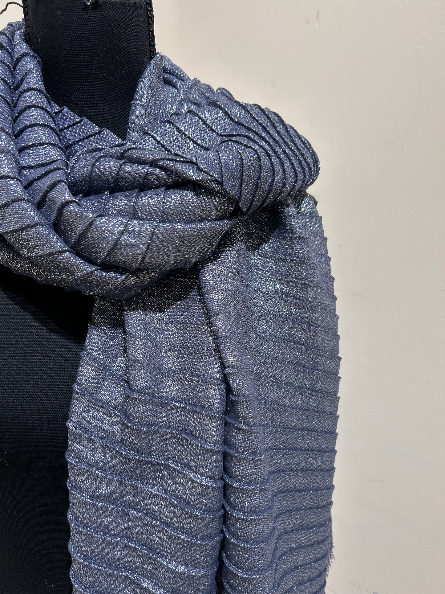 Sjaal Glitter Donkerblauw