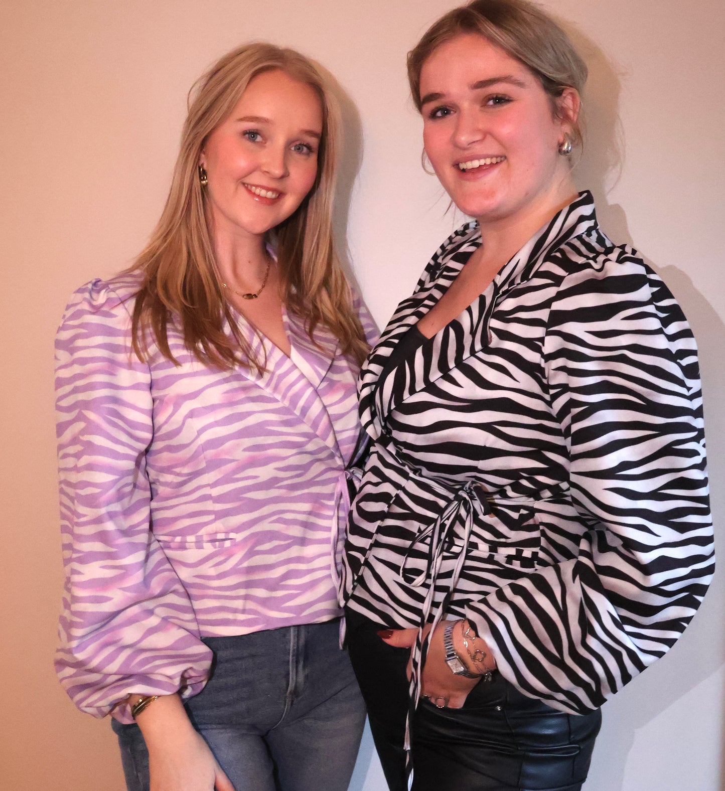 Blazer Fay Zebra Paars