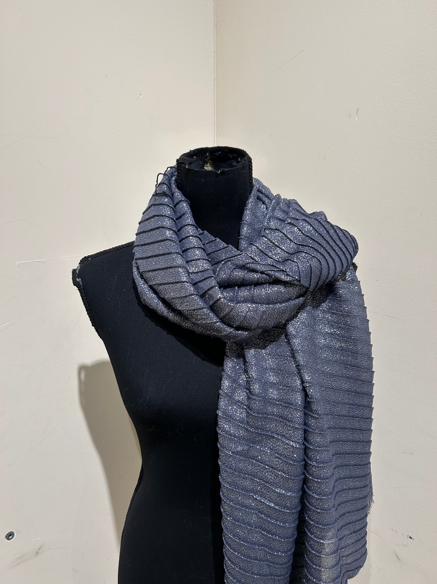 Sjaal Glitter Donkerblauw