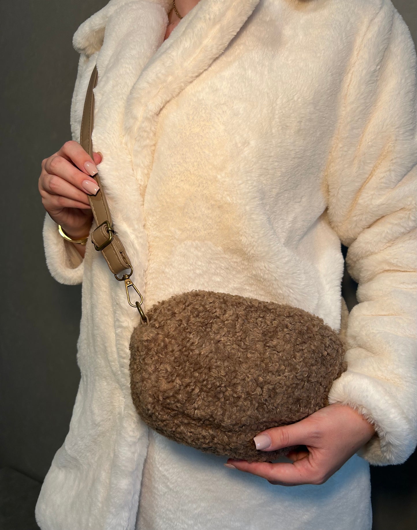 Mini Teddy Bag Brown
