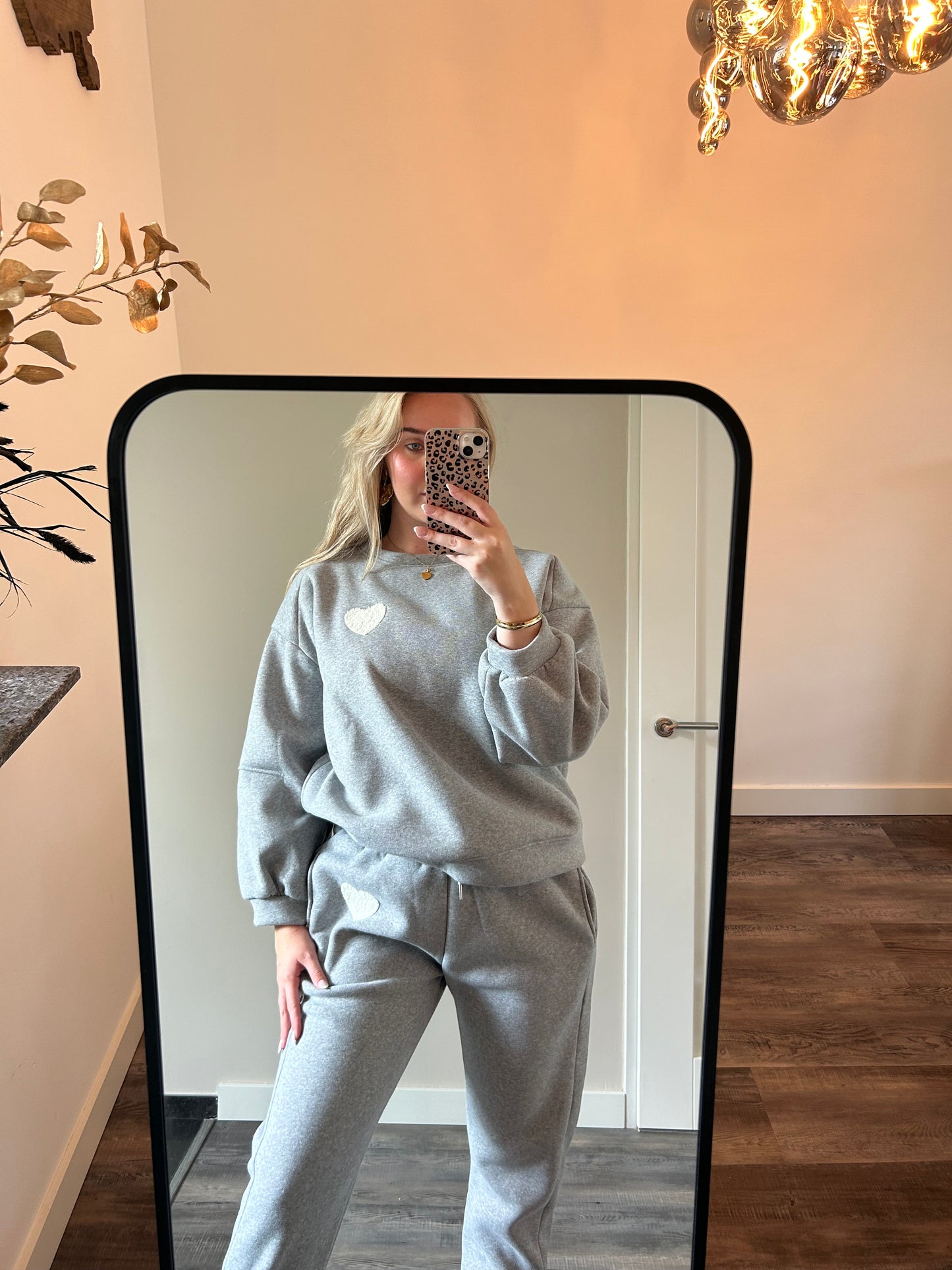 Jogging set Paris Grijs