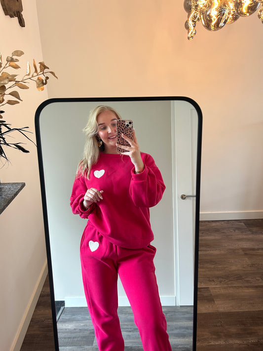 Jogging set Paris Rood