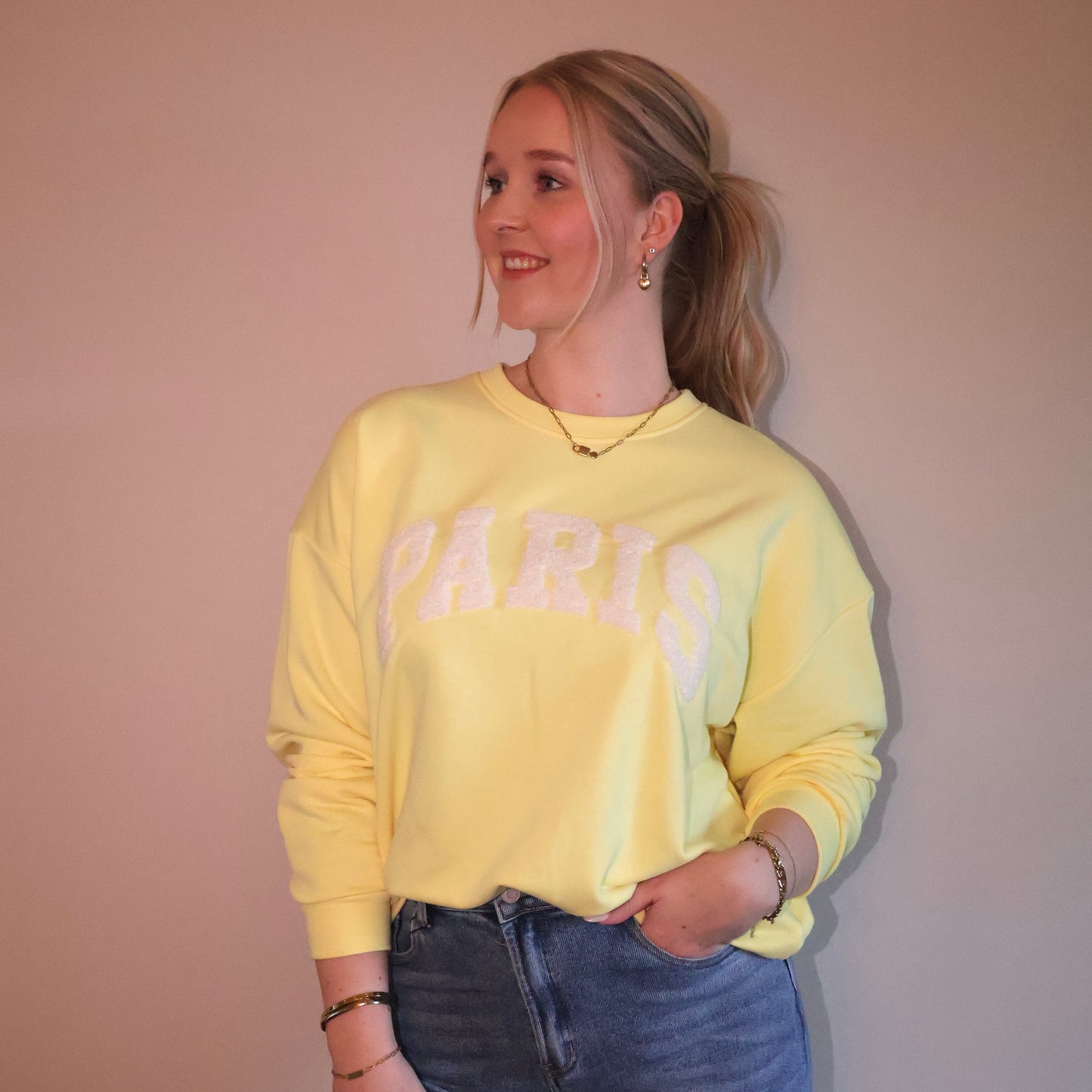 Sweater PARIS yellow