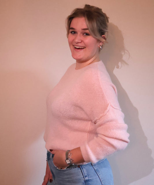 Casual sweater Lichtroze