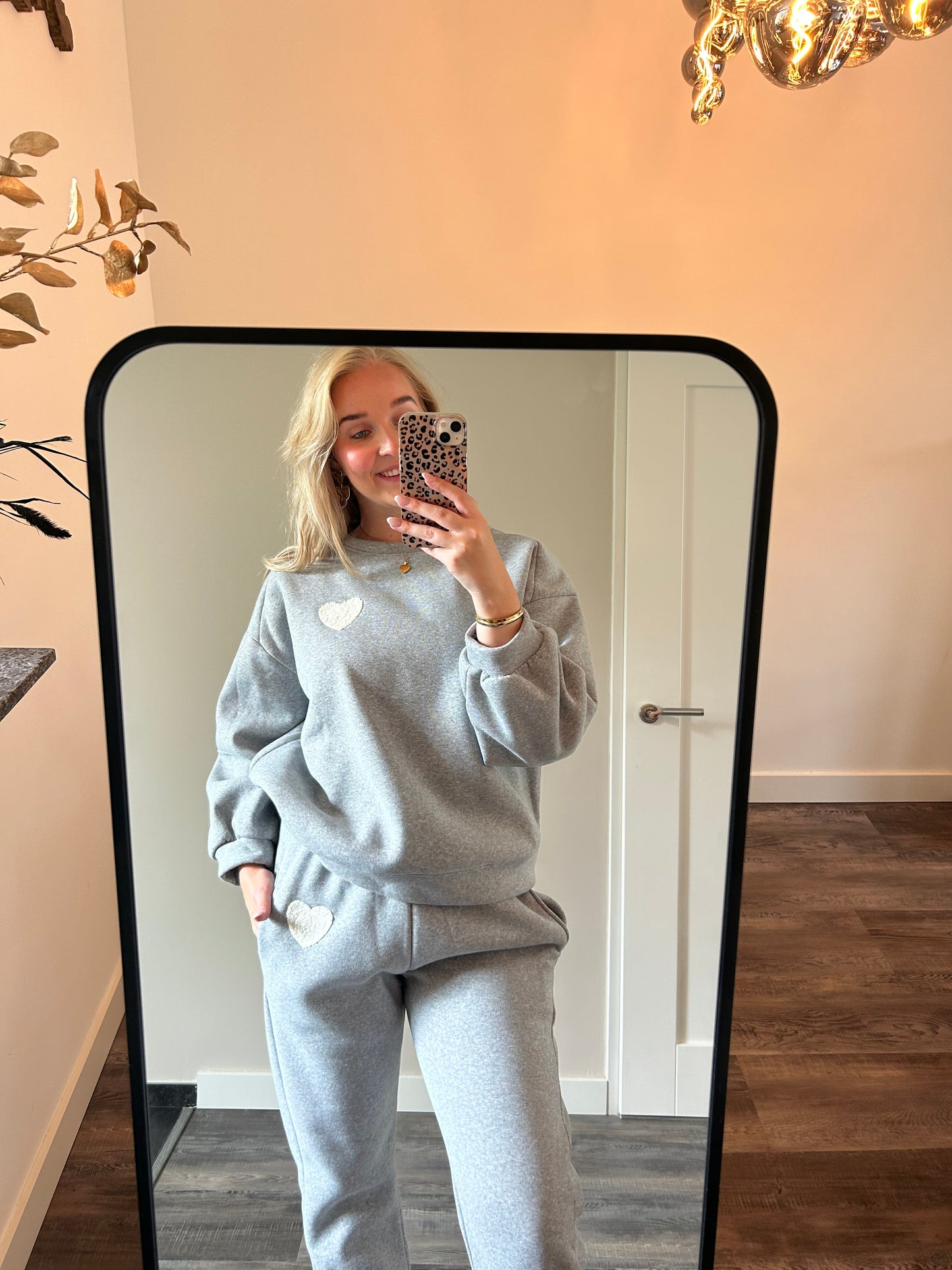 Jogging set Paris Grijs